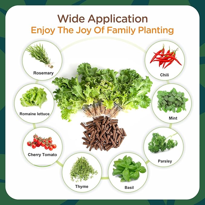 150 Pack Grow Sponges for Hydroponics, Replacement Root Growth Sponges Compatible with AeroGarden, Seed Starter Pods for Hydroponic Indoor Garden System (Cone)