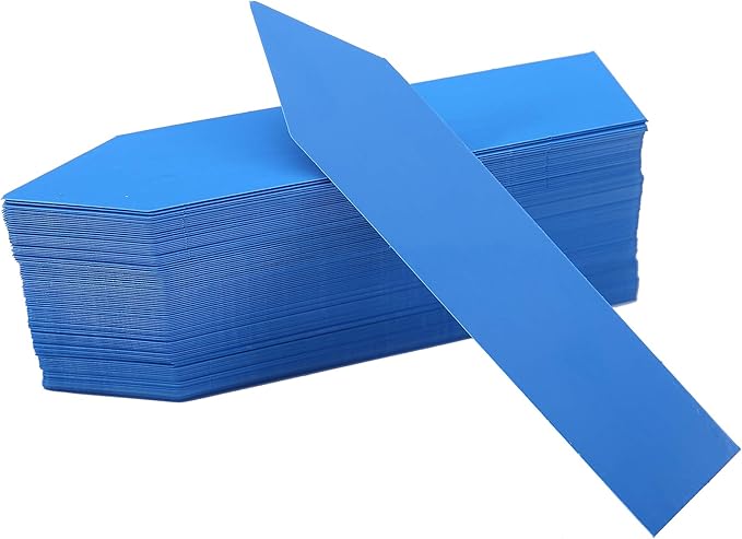 1000 Pcs Plant Tags, 4 Inch Plastic Garden Plant Pot Markers Waterproof Plant Labels, Blue