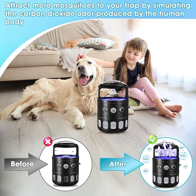 Qualirey 24 Pack Mosquito Attractant Lure in Bulk, Bait Refill for Bug Zapper Compatible with All Mosquito Trap Enhances Catch Rates Safe Non Toxic Long Lasting Bait for Home Garden Indoor Outdoor