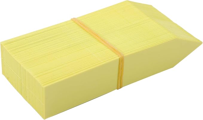 1000 Pcs Plant Tags, 4 Inch Plastic Garden Plant Pot Markers Waterproof Plant Labels, Yellow