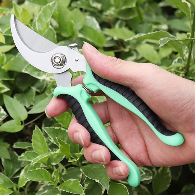 Trimming Tool Anti-Slip Garden Tools Gardening Scissors Grafting Tool Fruit Tree Pruning Shears Bonsai Pruners Garden Shears Cutter Trimmer Suitable for Gardens and lawns