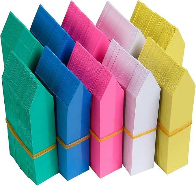 1000 Pcs Plant Tags, 4 Inch Plastic Garden Plant Pot Markers Waterproof Plant Labels, Multicolor