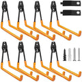 Wallavant Garage Hooks Heavy Duty, 10 Pack Wall Mount Storage Hangers with Extension Cord Holder Organizer, for Power Tool, Garden Tool, Utility, Ladder, Hose and More