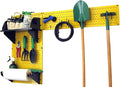 Wall Control Pegboard Garden Supplies Storage and Organization Garden Tool Organizer Kit with Yellow Pegboard and Black Accessories