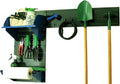 Wall Control Pegboard Garden Supplies Storage and Organization Garden Tool Organizer Kit with Green Pegboard and Blue Accessories
