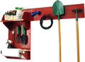 Wall Control Pegboard Garden Supplies Storage and Organization Garden Tool Organizer Kit with Red Pegboard and Red Accessories