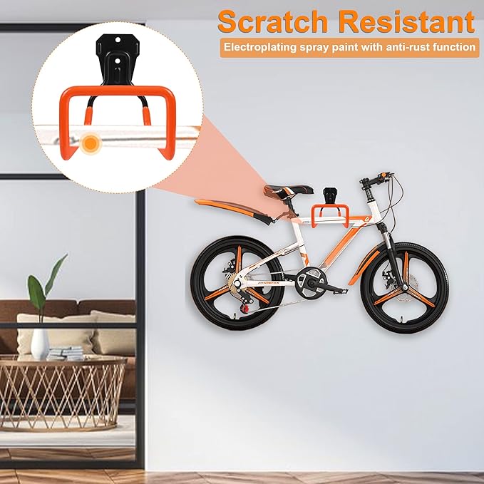 PeoMev Garden Hose Holder Wall Mount Heavy Duty Garden Hose Hanger Free Standing Metal Hose Rack for Outside Yard and Garage