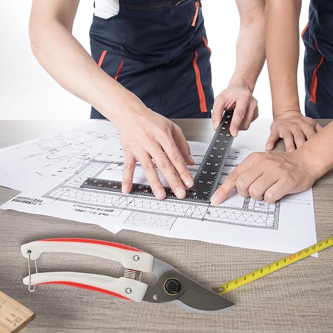 Pruning Shears and Gardening Scissors for Fruit Tree Branch Cutting, Sharp Bypass Pruning Cutter with Ergonomic Handle, Garden Tool for Tree and Plant Trimming in Outdoor