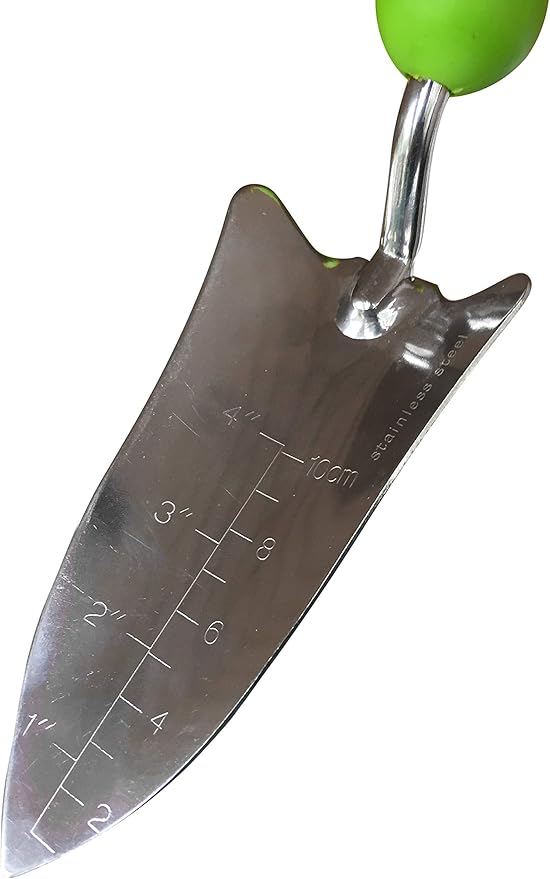 Garden Guru Transplanter Trowel Shovel - Stainless Steel - Rust Resistant - Ergonomic Grip - Perfect Hand Shovel Tool for Gardening Weeding Transplanting and Digging in Garden Beds - 1 Case (50 Pcs)