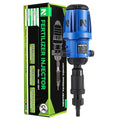 NEWTRY Fertilizer Injector for Drip Irrigation, 1%-10% Adjustable Dosing Pump, 3/4'' NPT Water Powered Liquid Doser for Garden, Greenhouse, Irrigation & Hydroponic System, Farm, Grow Tent Blue