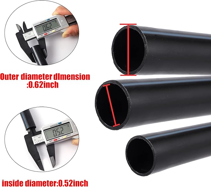 1/2 inch Irrigation Fittings Elbow Connectors For (1/2" ID x0.6-0.63" OD) 16mm Drip Tubing Barbed Connectors-10 Pcs/pack