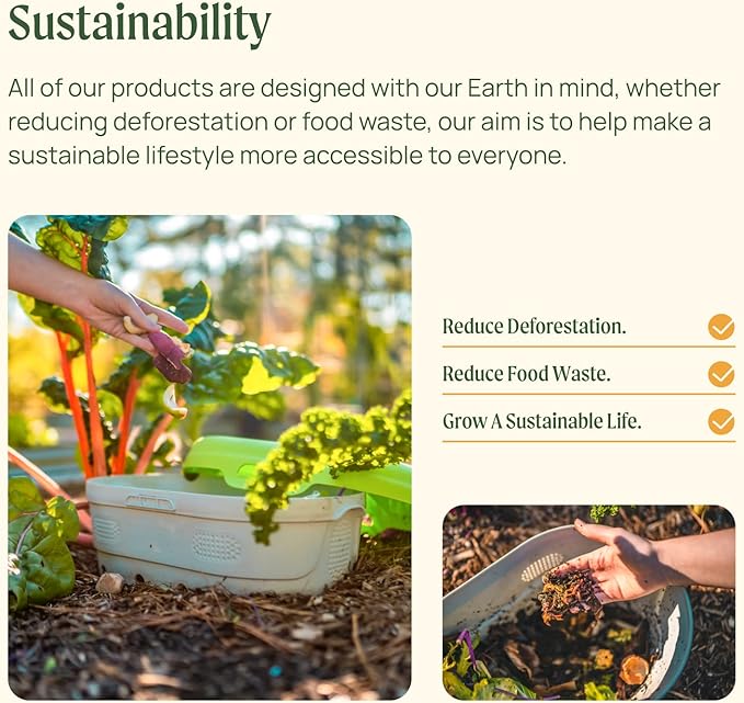 Vego garden Cascading Raised Garden Planter Box Outdoor Metal Galvanized Gardening Bed for Vegetables Herb & Flower, British Green