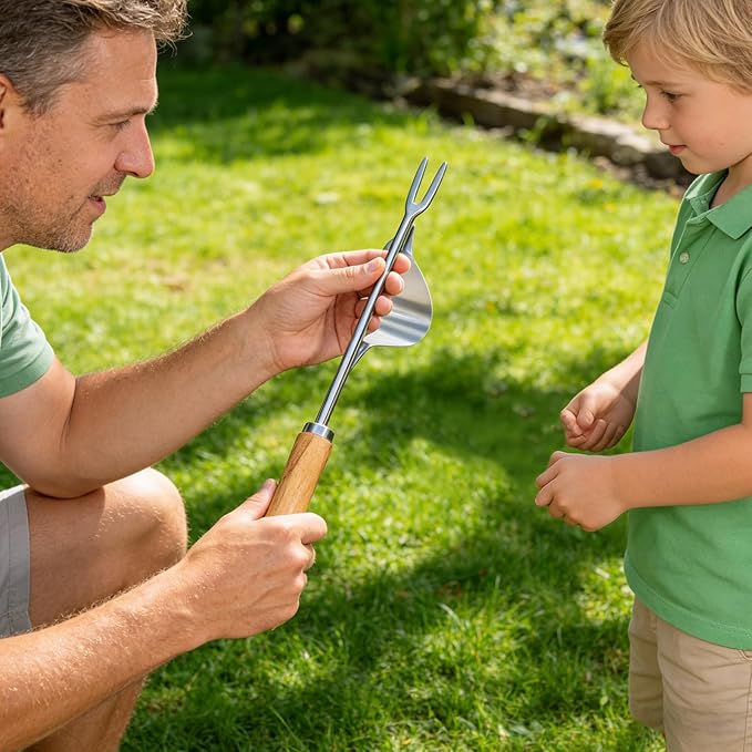 3Pcs Weed Puller Tool, Weeding Tools Gardening Garden Stainless Steel Weeds Removal Tools, Crack Weeder for Yard and Garden