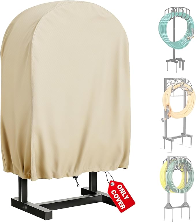 Bethshaya Garden Hose Holder Cover,Waterproof, Dustproof and Sun-Proof Protect Your Garden Hose and prolong its Life(30"W x 10"D x 30"H)(Cover Only）