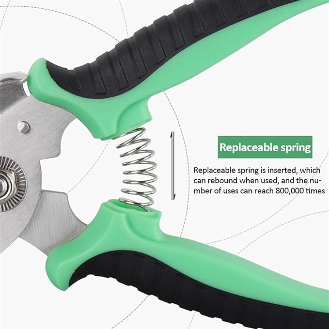 Trimming Tool Anti-Slip Garden Tools Gardening Scissors Grafting Tool Fruit Tree Pruning Shears Bonsai Pruners Garden Shears Cutter Trimmer Suitable for Gardens and lawns