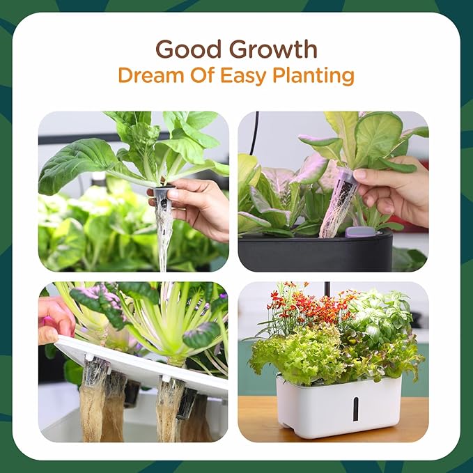 150 Pack Grow Sponges for Hydroponics, Replacement Root Growth Sponges Compatible with AeroGarden, Seed Starter Pods for Hydroponic Indoor Garden System (Cone)