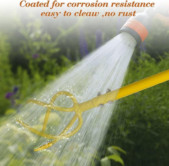 Garden Hand Tiller Garden Claw Twist Tiller Cultivator Tiller Soil Loosener Lawn Aerator Areator Loosen, Rototiller, Garden Bed and Plant Box Cultivator, Garden Tools.