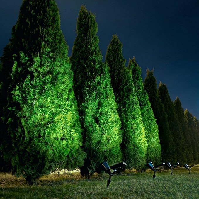 SOLVAO Solar Spot Light | Ultra Bright, Waterproof, Adjustable 270°, No Wiring, Portable | Auto On/Off Function | Rechargeable LED for Outdoor, Landscape, Wall, Fence, Yard, Driveway, Outside