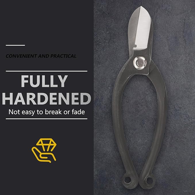 Beaupretty Steel Pruning Shears Garden Scissors Branch Pruner for Flower Arranging and Small Branch Trimming All-steel Sturdy Gardening Tool