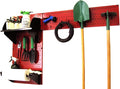 Wall Control Pegboard Garden Supplies Storage and Organization Garden Tool Organizer Kit with Red Pegboard and Black Accessories