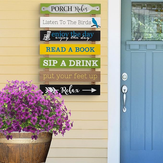 10 Bundles Artificial Flowers Outdoor UV Resistant Fake Flowers No Fade Faux Plants Garden Porch Window Box Decorating (Light Purple)