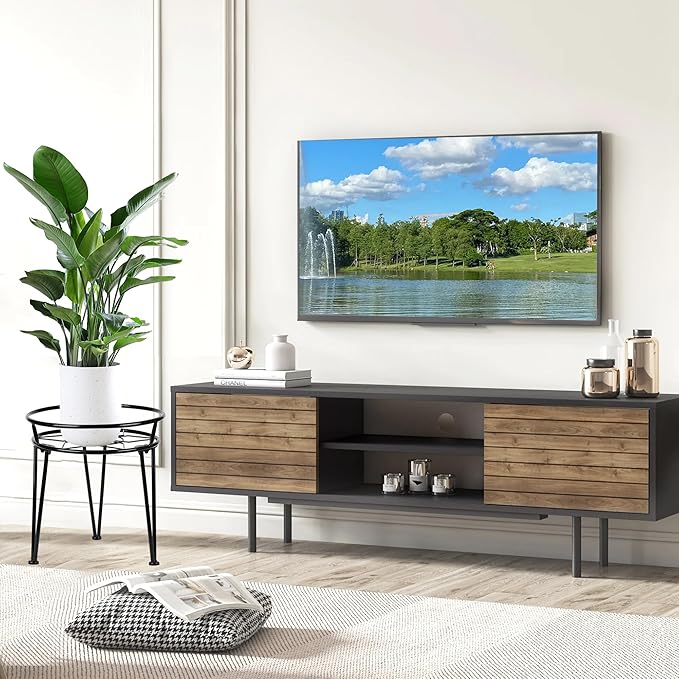 Jvtoo Metal Plant Stand, Plant Stand Indoor Outdoor, Metal Rustproof Flowers, Urban and Rustic Outdoor Plants Stands, Flower Pot Stand Suitable for Living Room, Balcony, Garden (3PCS,Black)