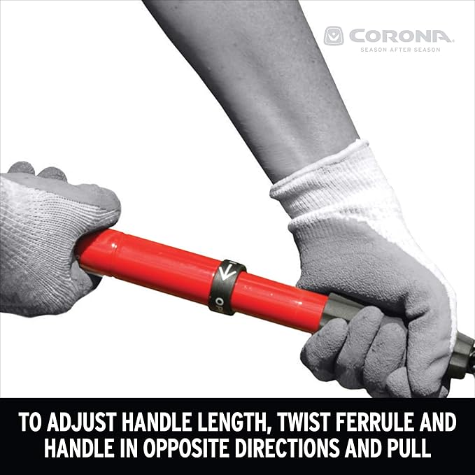 Corona Tools Extendable Handle Weeder for Raised Garden Beds – Adjustable 18"–32" Telescoping Garden Weeding Tool