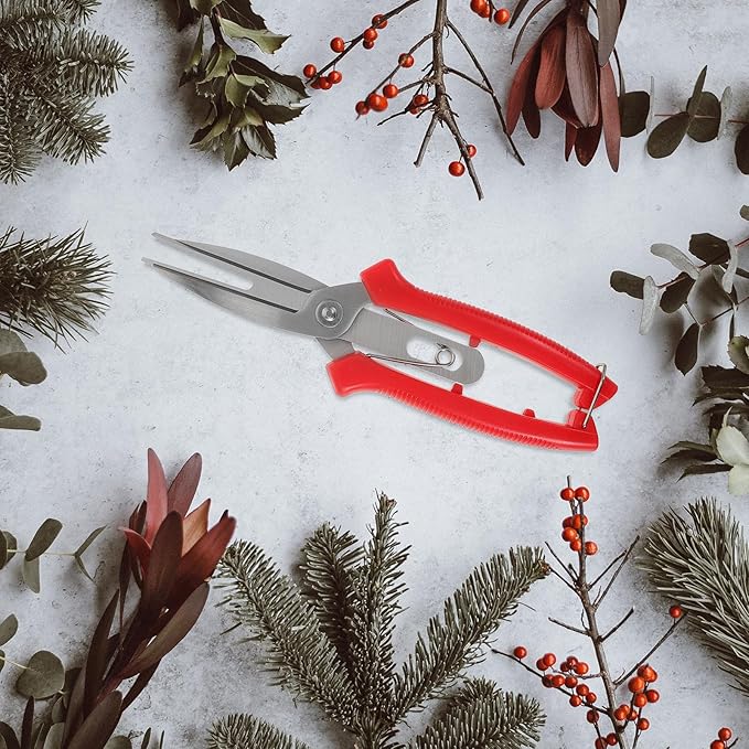 Garden Pruning Shears and Gardening Scissors Double-edged Sharp Blades for Fruit Thinning and Plant Trimming, Lightweight Handheld Tool for Garden and Orchard Maintenance