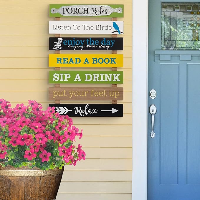 10 Bundles Artificial Flowers Outdoor UV Resistant Fake Flowers No Fade Faux Plants Garden Porch Window Box Decorating (Rose Red)