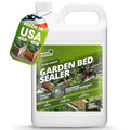 1 Gallon oz Garden Box Sealer - Covers 37.5 to 187.5 sq ft., Ideal Garden Bed Sealer - Wood Waterproofing, Food Safe Sealant - Wood Sealant That Protects Against Sun, Water & Weather Damages
