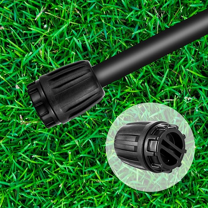 12pc 1/2"Drip Irrigation End Plugs Fittings,ANTI-LEAK Lock Barbed End Cap For (1/2" ID x0.6-0.63" OD) Drip Tubing Drip Irrigation Fittings (12Pcs 1/2 inch Irrigation End Plugs)