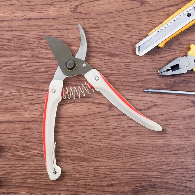 Garden Pruning Shears and Fruit Tree Branch Cutter, Bypass Pruning Scissor for Garden and Orchard Use, Ergonomic Hand Tool for Precise Branch Trimming and Plant Maintenance