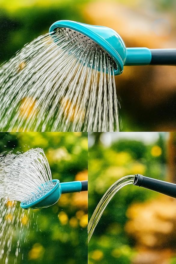 (Pack of 2) 2 Gallon Watering Can for Indoor & Outdoor Plants, Large Capacity Long Spout with Ergonomic Non-Slip Handle, Durable Leak-Proof Plastic, Comfortable Grip, Ideal for Flowers, Vegetables