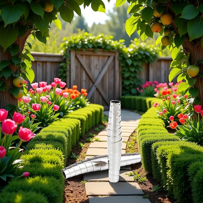 2Pcs Silver Replacement Precision Springs Pruners, Garden Picking Scissor Springs Pruning Shears Replacement, Trimming Scissors Spring Part Use Safety,Scissors,Gardening and Lawn Care (5.8cm)