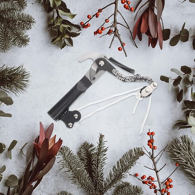 Kisangel Garden Saw and Fruit Branch Shear for Tree Pruning, Telescopic Gardening Pruner Shears Sharp Blades, Outdoor Hand Tool for High Branch Trimming and Fruit Tree Maintenance