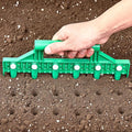 Seed Dibber, Multifunctional Seed Spacer Tool, Seed-in Soil Digger Garden Spacer aid for Planting Seeds Laying Out ideally Spaced Rows (Green)