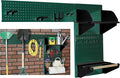 Wall Control Pegboard Garden Supplies Storage and Organization Garden Tool Organizer Kit with Green Pegboard and Black Accessories