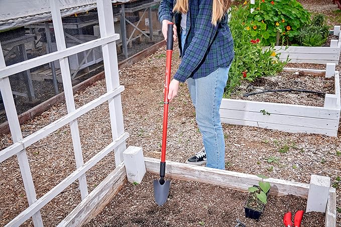 Corona Tools Extendable Handle Trowel for Raised Garden Beds – Adjustable 18"–32" Telescoping Garden Trowel