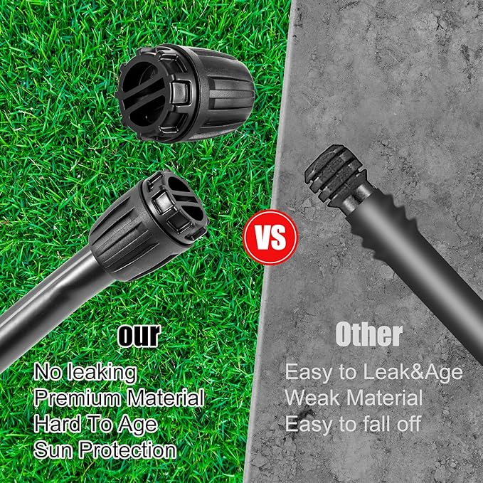 12pc 1/2"Drip Irrigation End Plugs Fittings,ANTI-LEAK Lock Barbed End Cap For (1/2" ID x0.6-0.63" OD) Drip Tubing Drip Irrigation Fittings (12Pcs 1/2 inch Irrigation End Plugs)